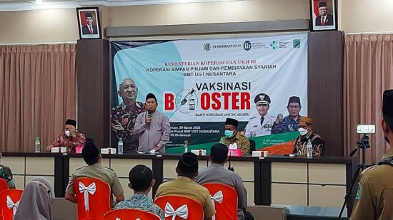 KemenkopUKM Apresiasi Pelaksanaan Vaksinasi Oleh KSPPS BMT UGT Nusantara