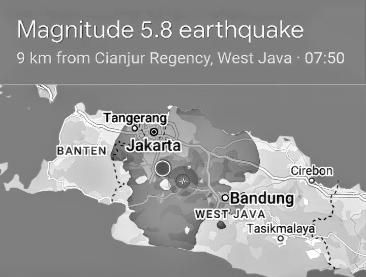 Sukabumi Digoyang Gempa Bumi Terasa Sampai Bogor 239