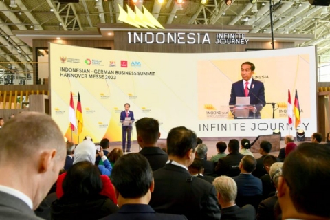 Buka Pertemuan Bisnis, Presiden Jokowi Ajak Jerman Tingkatkan Kemitraan Bisnis dengan Indonesia 1