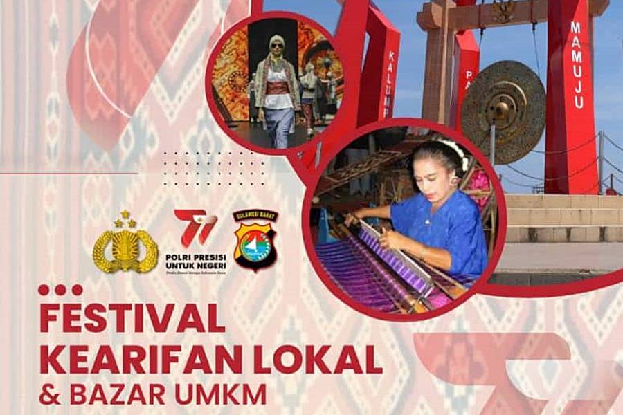 Polda Sulbar Gelar Festival Kearifan Lokal dan Lari Marathon Dalam Rangka Semarak HUT Bhayangkara Ke-77 1