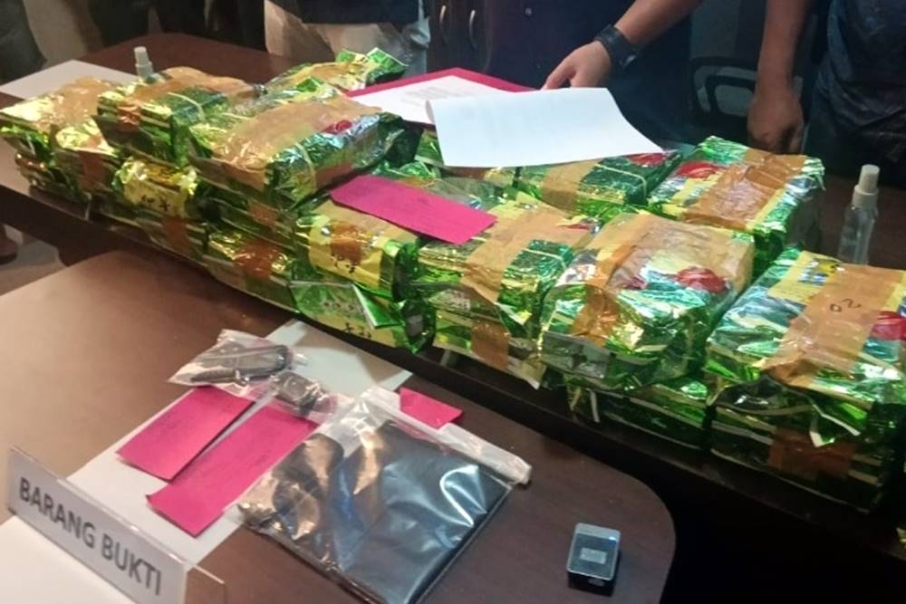 Polda Lampung Berhasil Gagalkan 30 Kg Penyelundupan Narkotika Jenis Sabu di Bekauheni 1